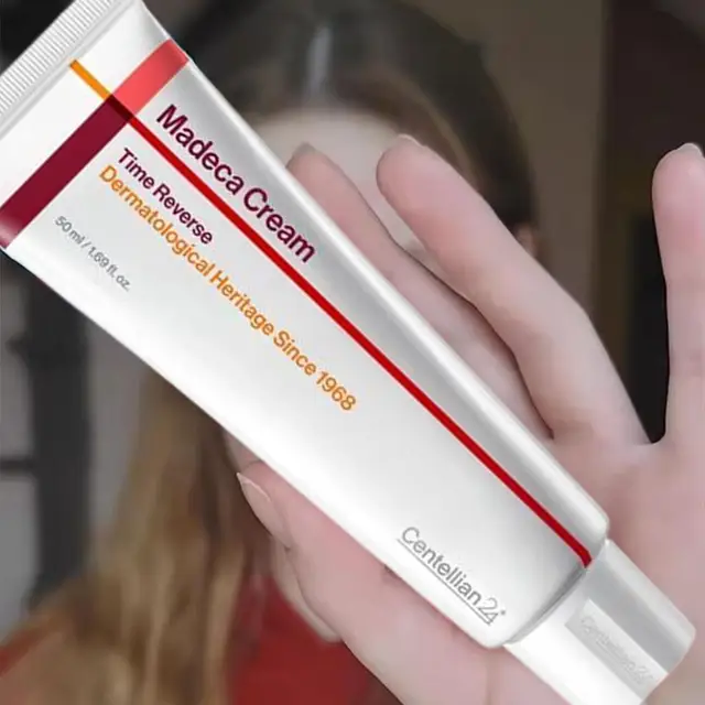 Crème pour le visage Centella coréenne Madeca Time Reverse 50ml, hydratante Anti-âge, réduit les rides, raffermit, hydrate la peau sèche et mature 1