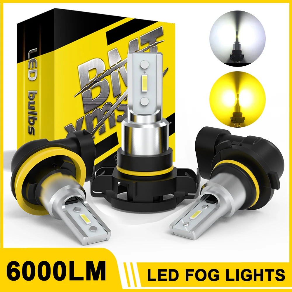 LED bulb CANBUS 9006 HB4 LED Bulbs Led Fog Lights H11 H8 9005 HB3 Car Driving Lamp H10 PSX24W 2504 6000Lm for Toyota Skoda Ford