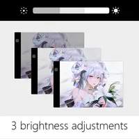 A4/A5 LED copying table copying table calligraphy luminous board painting board hand copied newspaper anime transparent board - Image 4