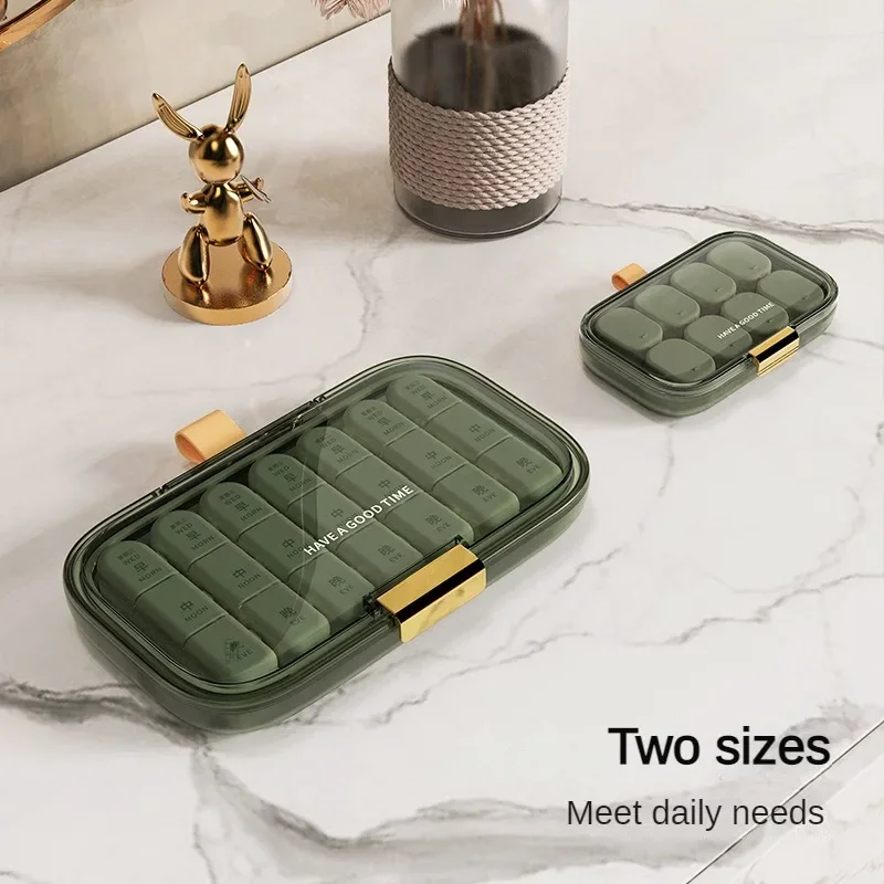Portable Large Capacity 7-Day Pill Organizer