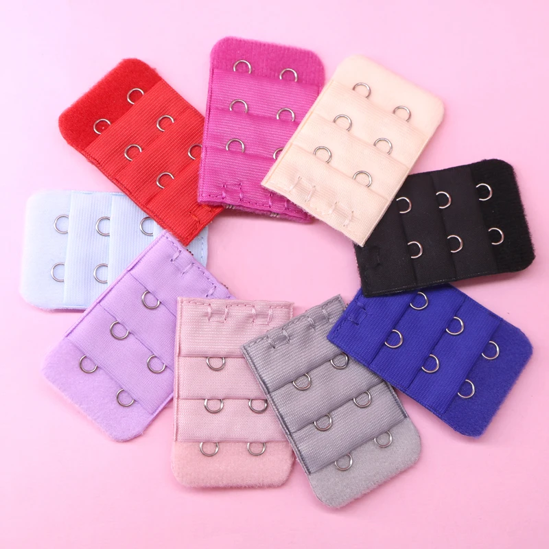 

4/5pcs Hook Bra Extender For Women's Elastic Bra Extension Strap Hook Clip Expander Adjustable Belt Buckle Intimates Accessories