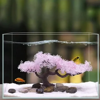 Sakura Aquarium Ornament 1