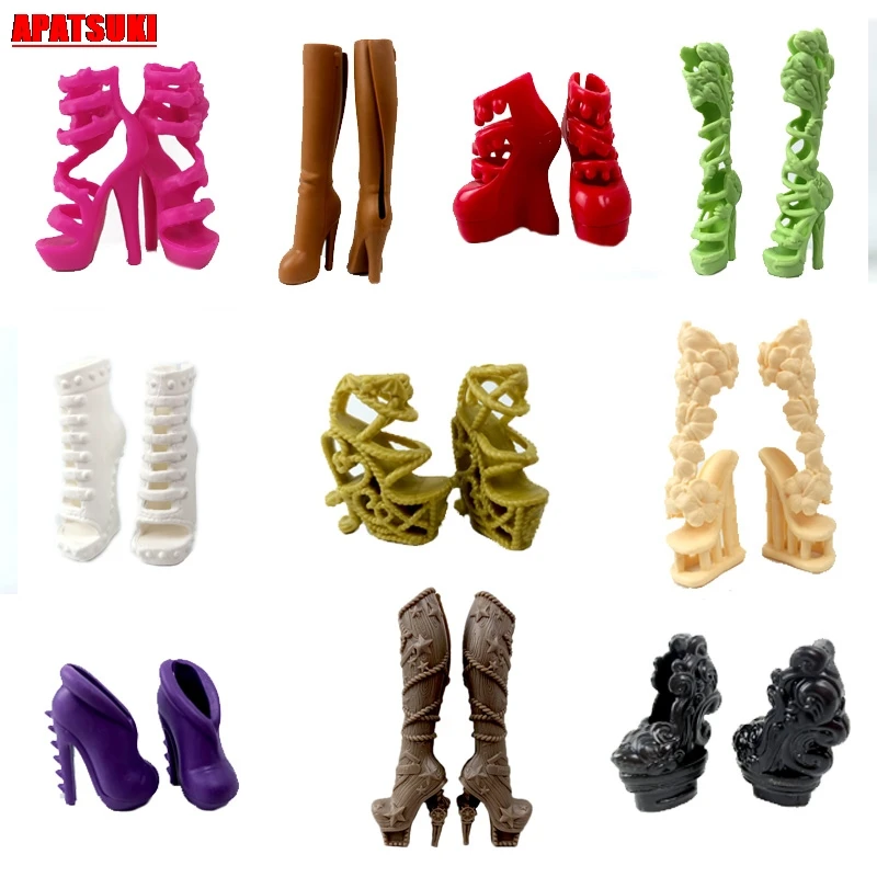 1pairDollShoesforMonsterHighDollHighHeelShoesDolls