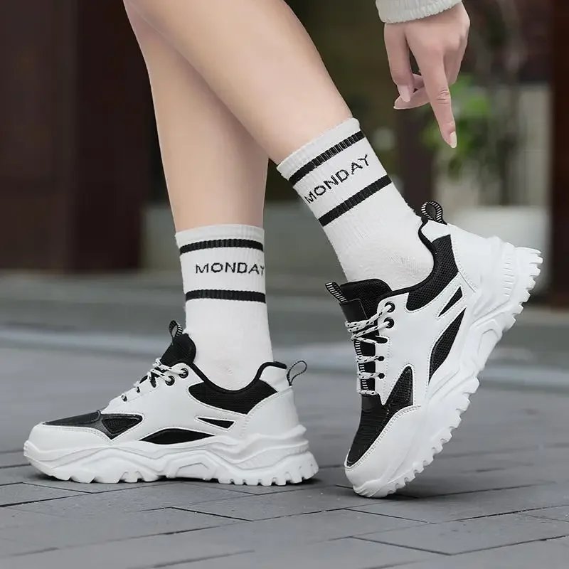 

Women's White Shoes with Drooping Feeling 2024 New Summer Outdoor Wear Pregnant Women Non-Slip Lightweight Soft Tenis Sports