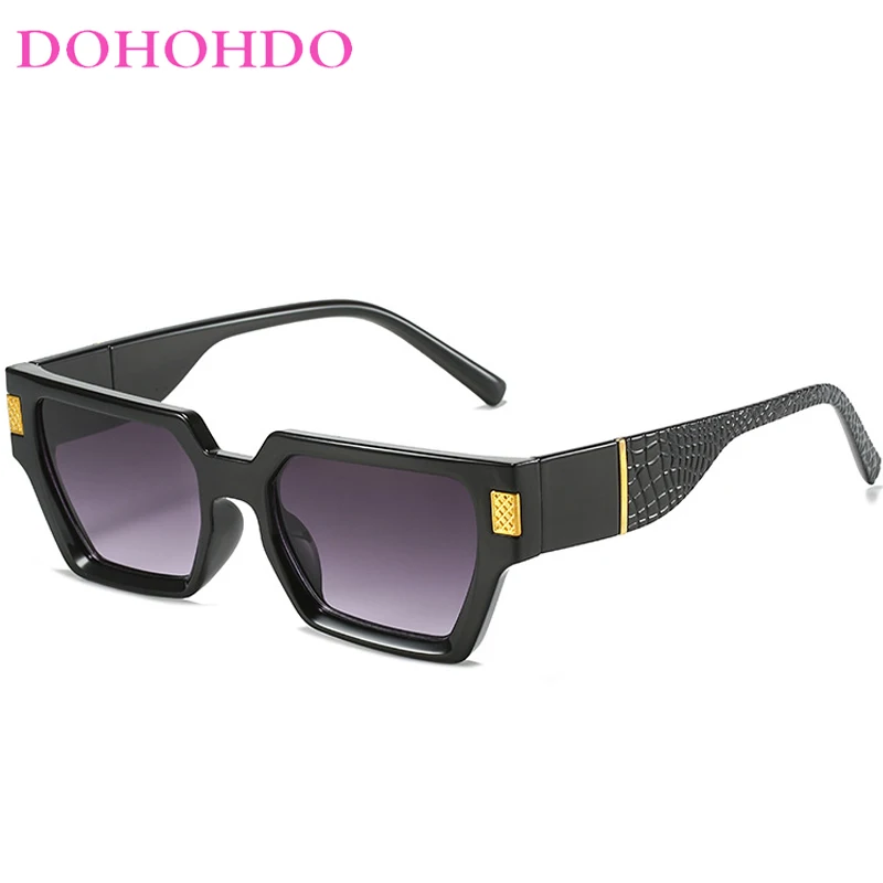 

DOHOHDO New Popular Vintage Women's Sunglasses Trendy Square Sun Glasses Men Luxury Designer Gafas Retro Oculos De Sol Masculino