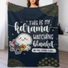 This is My Kdrama Watching Blanket Gift for Kdrama Fans Throw Blanket Custom Sleeping Bag Hairy Blankets 4