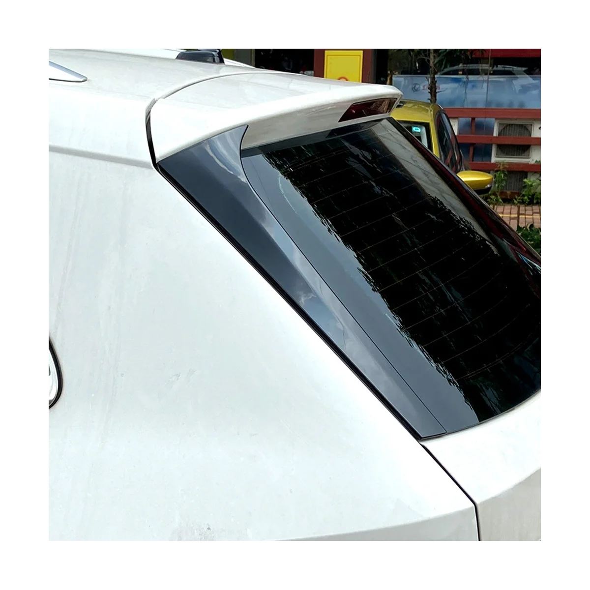 

Car Rear Window Spoiler Deflector Side Wing Trim Cover Sticker Body Kit for Skoda Kodiaq 2016-2020