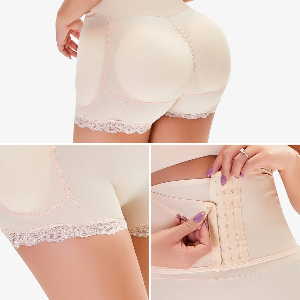 Hip Shapewear Enhancer Panties for Women High Waist Trainer Body Shaper Butt Lifter Panties Hip Pads Underwear