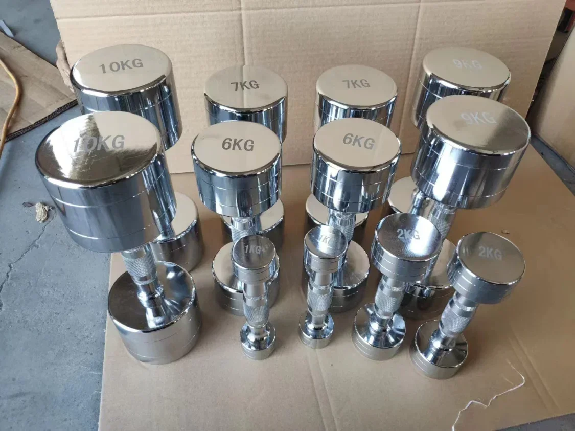 Dumbbell Electroplating Dumbbell 1-10KG Pure Steel Small Set Men and Women Dedicated