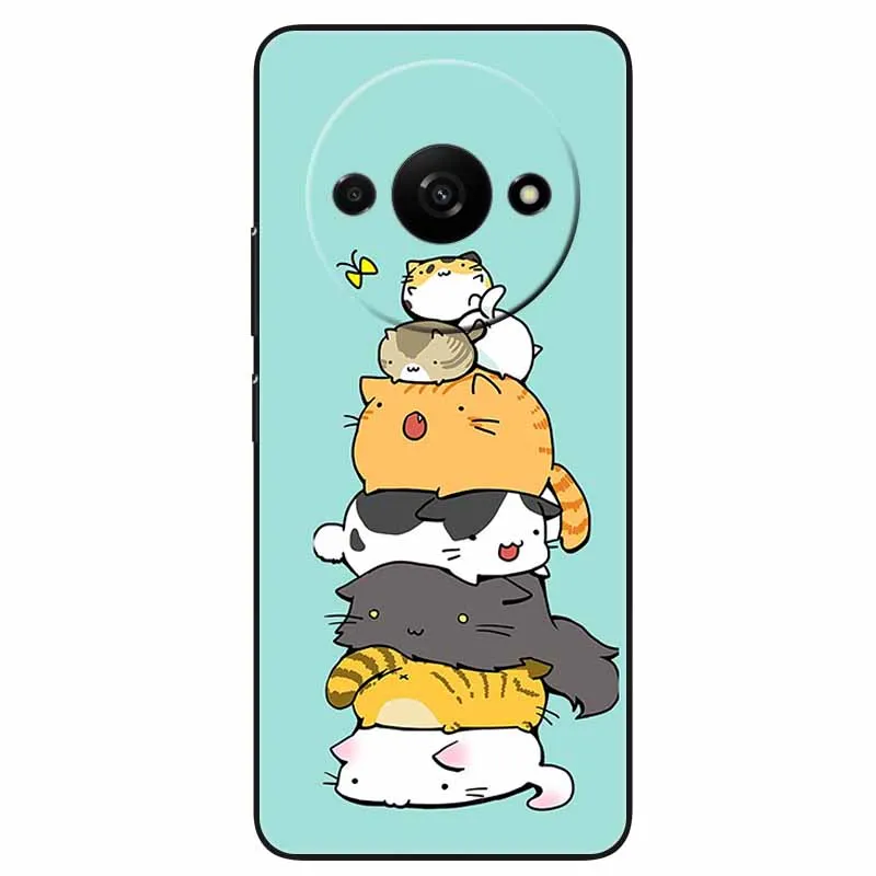 Animal Design Black Silicone Protective Case - Cool Wolf Edition
