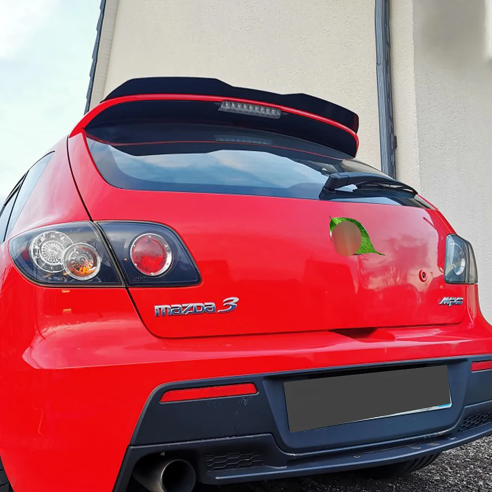 For Mazda Hatchback 2006-2012 Rear Roof Trunk Lid Car Spoiler