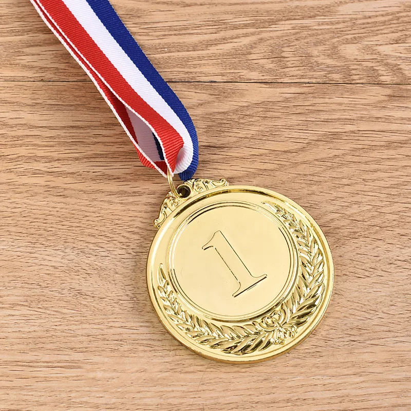 Description Picture 6 of itemGold Silver Bronze Award Medal Winner Reward Football Competition Prizes Award Medal for Souvenir Gift Outdoor Sport Kids Toys