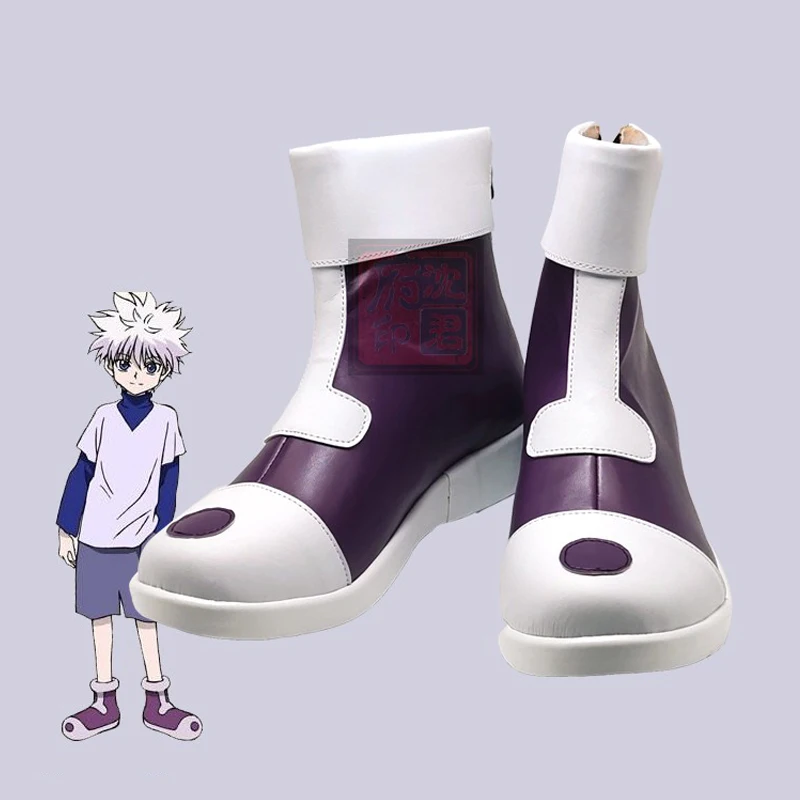 Hunter X Hunter Killua Zoldyck Anime Cosplay Traje Número 99 Emblema Homens  E Mulheres Halloween Cosplay Traje Conjunto Completo Peruca Sapatos -  Trajes De Cosplay - AliExpress