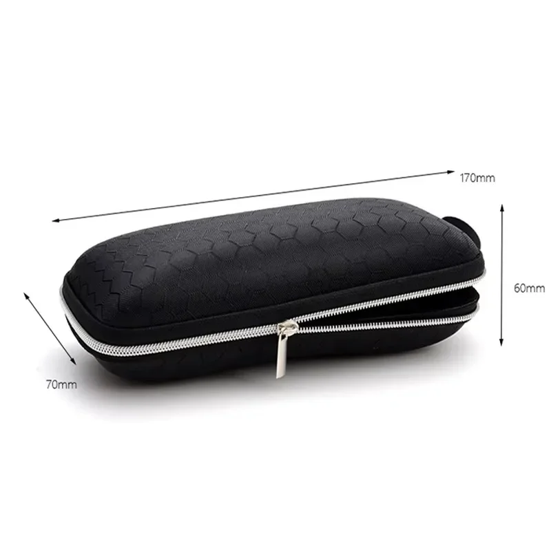 Portable Zipper Glasses Case with Lanyard 6