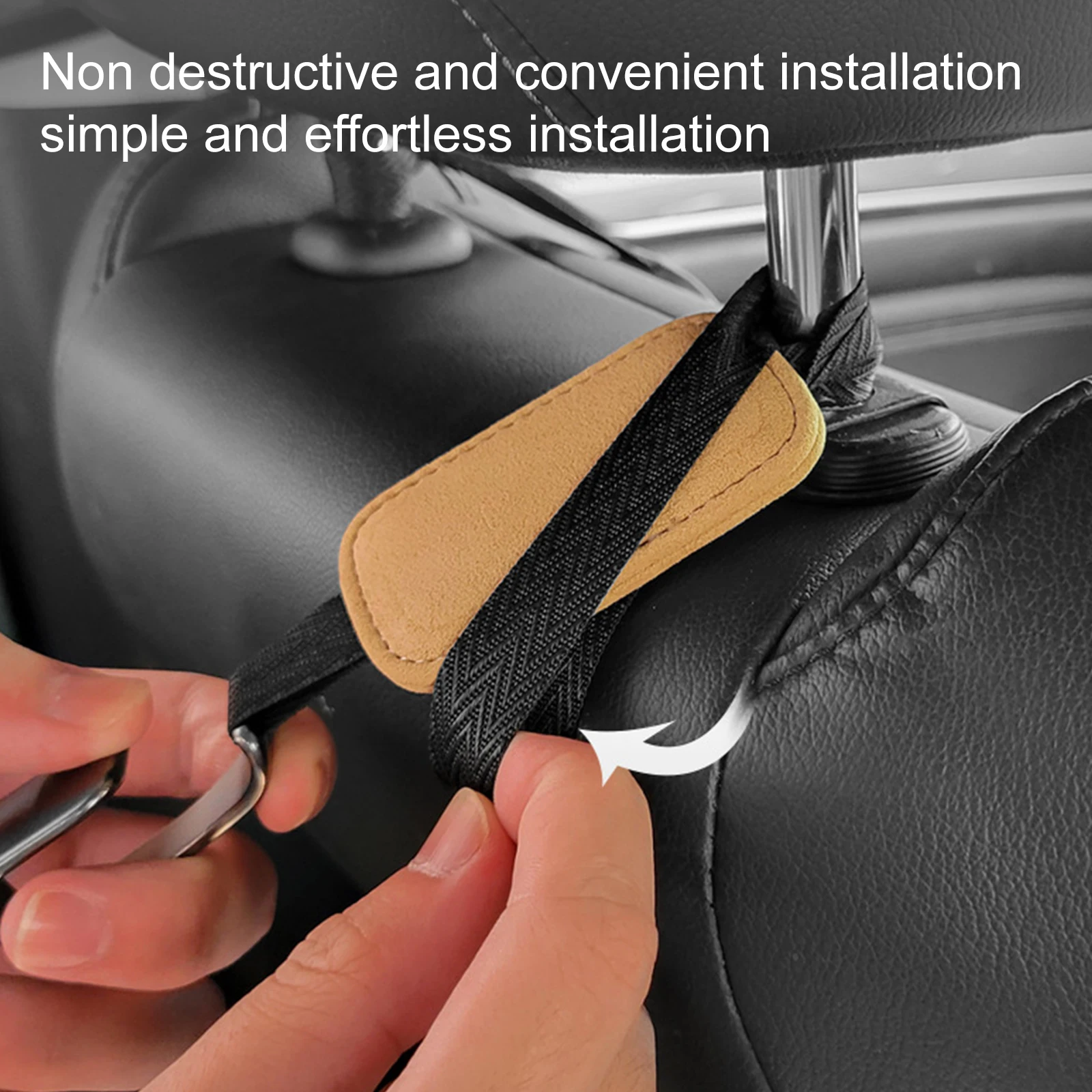 

Car Hook Universal Car Seat Back Flip Hook Hanger Headrest Rod Mount Storage Holder For Bag Pouch Clothes Storage Hanging Hooks