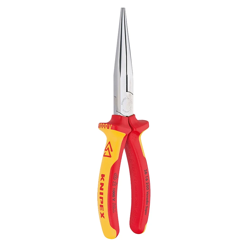 Knipex Tools Pinze A Becchi Isolati Che Tengono Pinza Elettronica A Becchi Lunghi Acciaio Al Vanadio 25 06 160 | 26 16 200