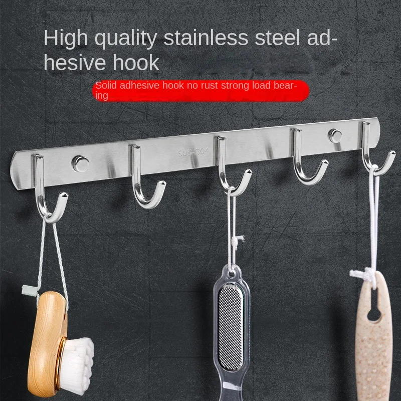 

Stainless steel solid hook bathroom hardware hook high quality clothes hook hook bathroom accessories wall hooks Universal hook