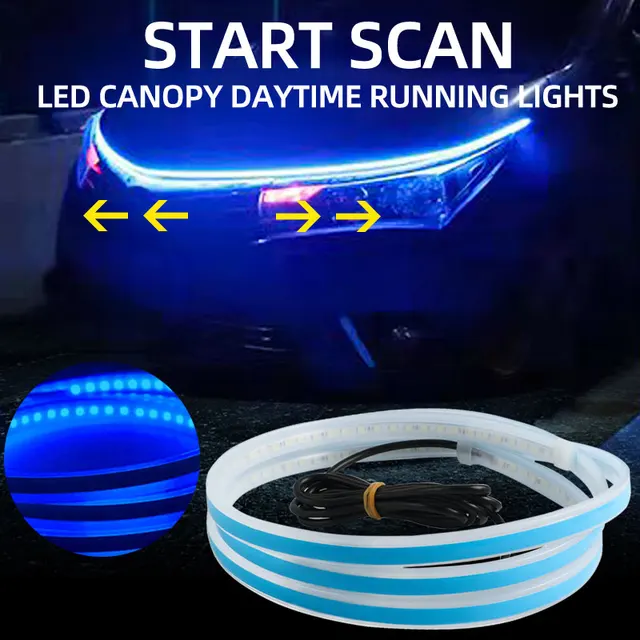 Lanksti LED automobilio gaubto šviesos juostelė