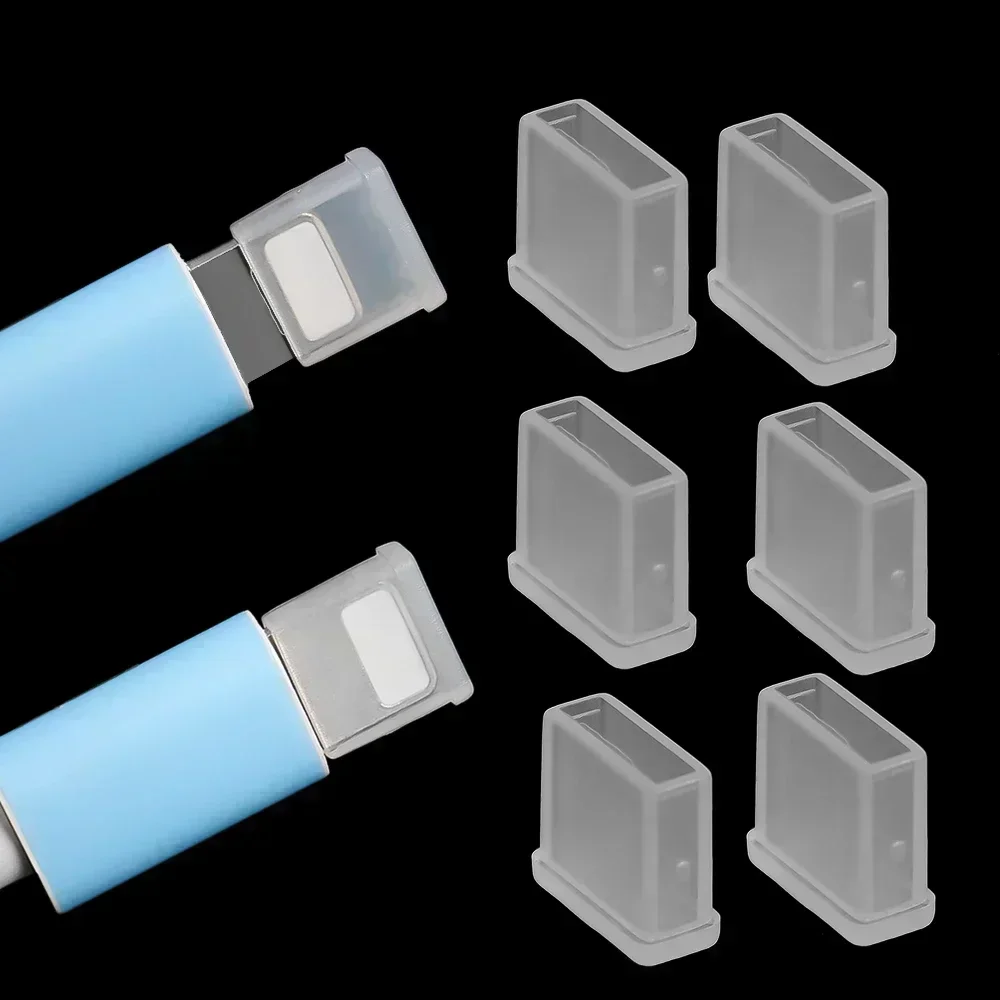 애플 IOS 타입 C 마이크로 USB 실리콘 방수 데이터 케이블 먼지 방지 커버, USB A용 먼지 방지 보호 캡