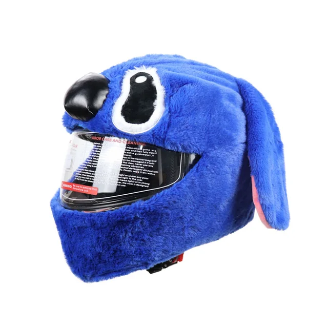 Housse En Peluche Pour Casque De Moto, Couverture De Protection Complète  Personnalisée En Dessin Animé Amusant Pour Fête - Casques - AliExpress