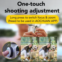 AOCHUAN Smart X2 Ai White Smartphone Gimbal Stabilizer Equipped with LED display Built in extension rod Handheld gimbal - Image 3