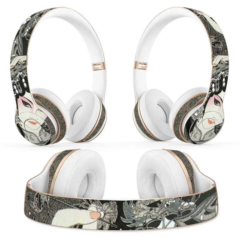 Marvel Iron man Spiderman Headphone Sticker skin for Beats Solo 2 Wireless Headphone skin sticker For solo2 solo3 vinyl sticker 