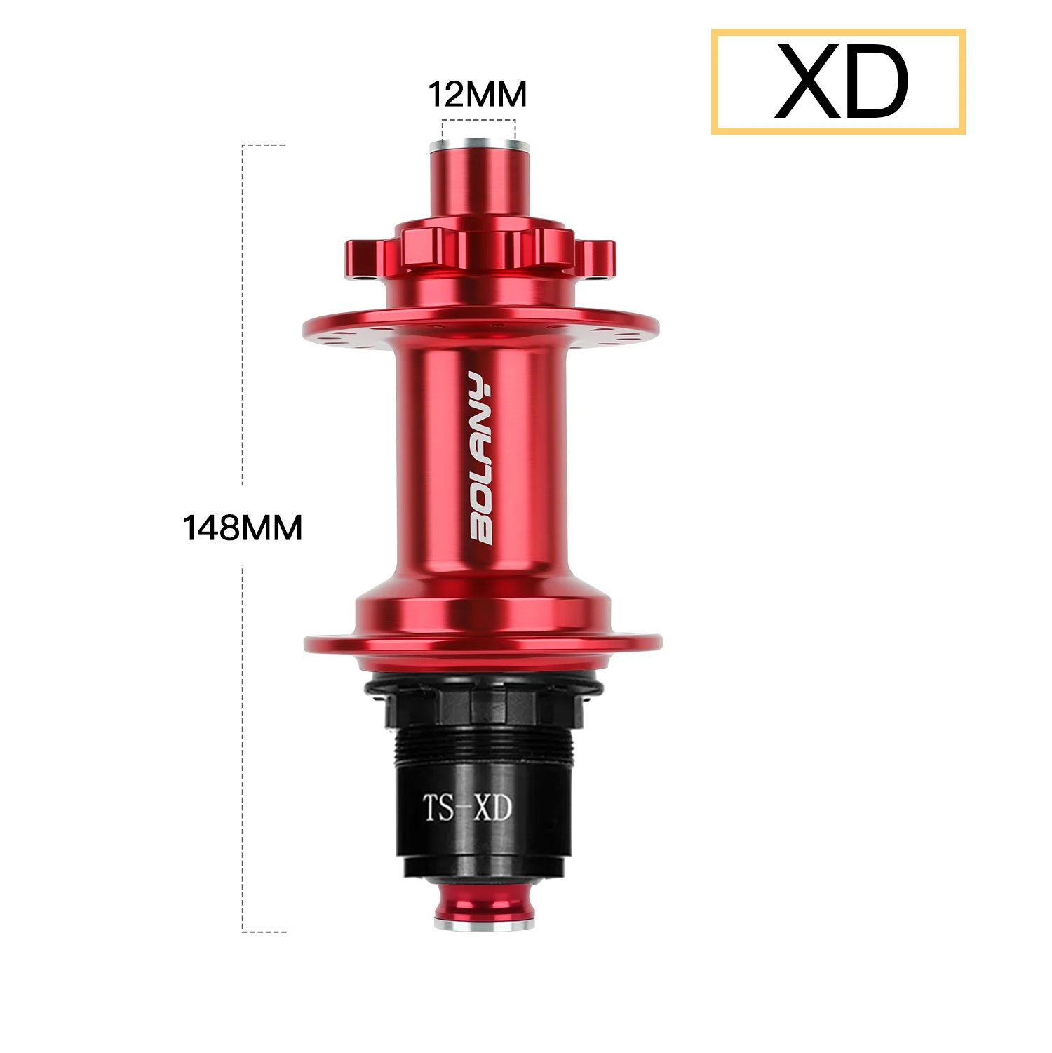 BOLANY 120クリックMTBブーストハブ 4ベアリング 32穴 HG/MS/XD対応
