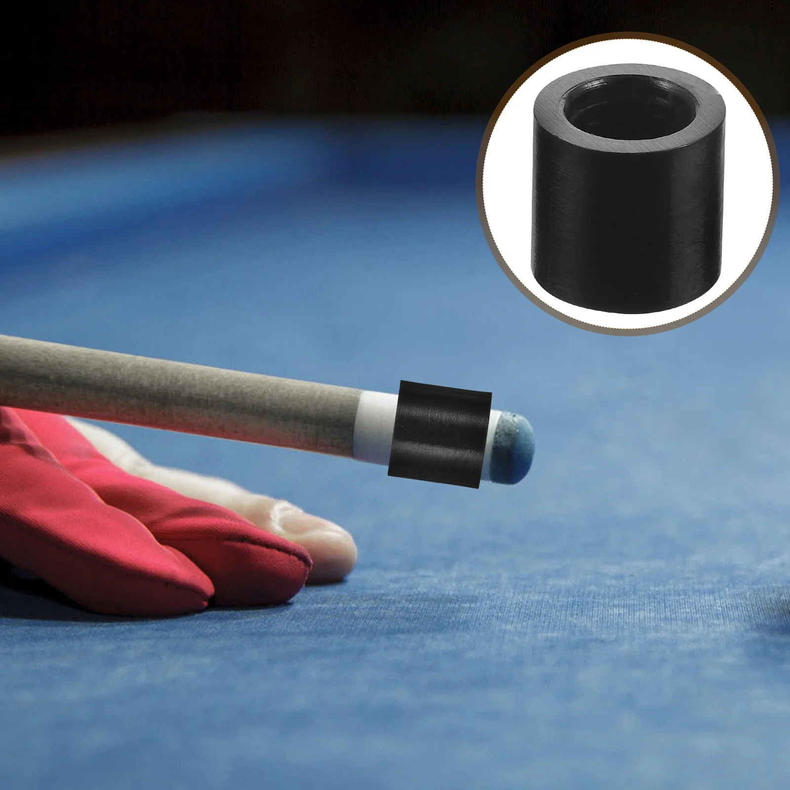 Pool Hoops Billiard Replacement Parts Protective Cover For Stick Snooker Balls Accessories Plastic Ferrules Replaceable 8Pcs