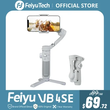 FeiyuTech 공식 VB4SE 신형 스마트폰 얼굴 추적 안정기 아이폰15 프로 맥스/화웨이 메이트60 프로/삼성용 휴대용 3축 폰 짐벌 및 접이식 초점 버튼 상품 이미지