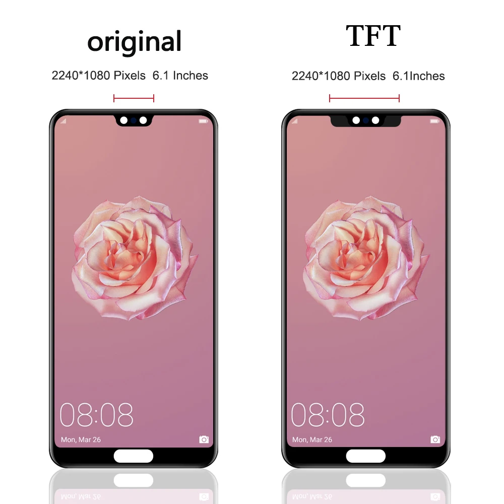 ȭ P20  LCD ÷ ġ ũ Ÿ , 6.1 ġ  ÷, LCD ȭ  ǰ