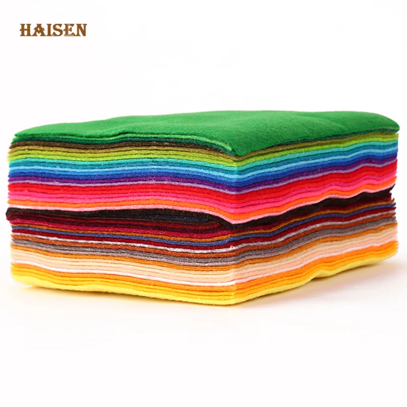 10/20/40pcs Felt Sheets Multi Color Variety Pack 15x15cm Felt