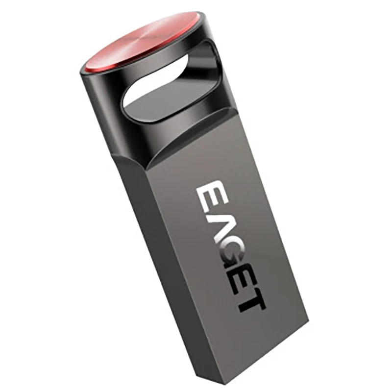 EAGET USB Flash Drive 128GB USB 3.0 Mini Waterproof High Speed ​​Metal U Disk Car USB Flash Drive