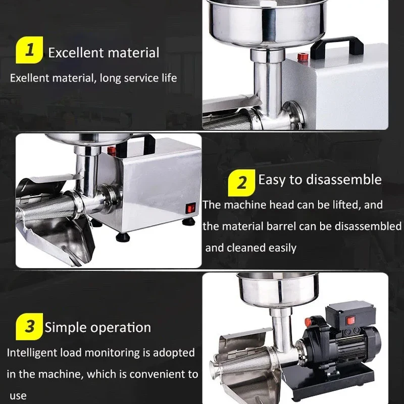 Mango Pulper Pulp Beating Fruit Jam Paste Tomato Sauce Making Machine Vegetable Pulper Pulping Fruit Beating Machine 6