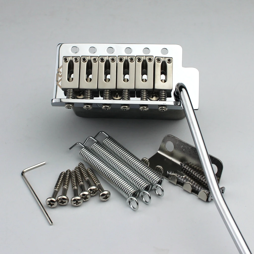 Tremolo Bridge System For Fender Stratocaster ST Electric Guitar Chrome Silver Accessories Spacings 10.5mm