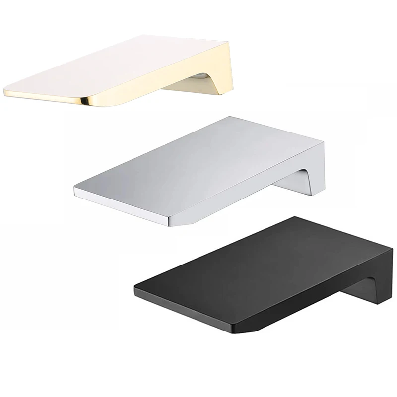BAKALA And Retail Wall Mounted Bathroom Tub Waterfall Spout Square-Round Faucet Spout Chrome Finish Brass bathroom faucet water tap faucet