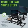 Standing Desk Converter Height Adjustable, MDF Wood, Sit Riser 5