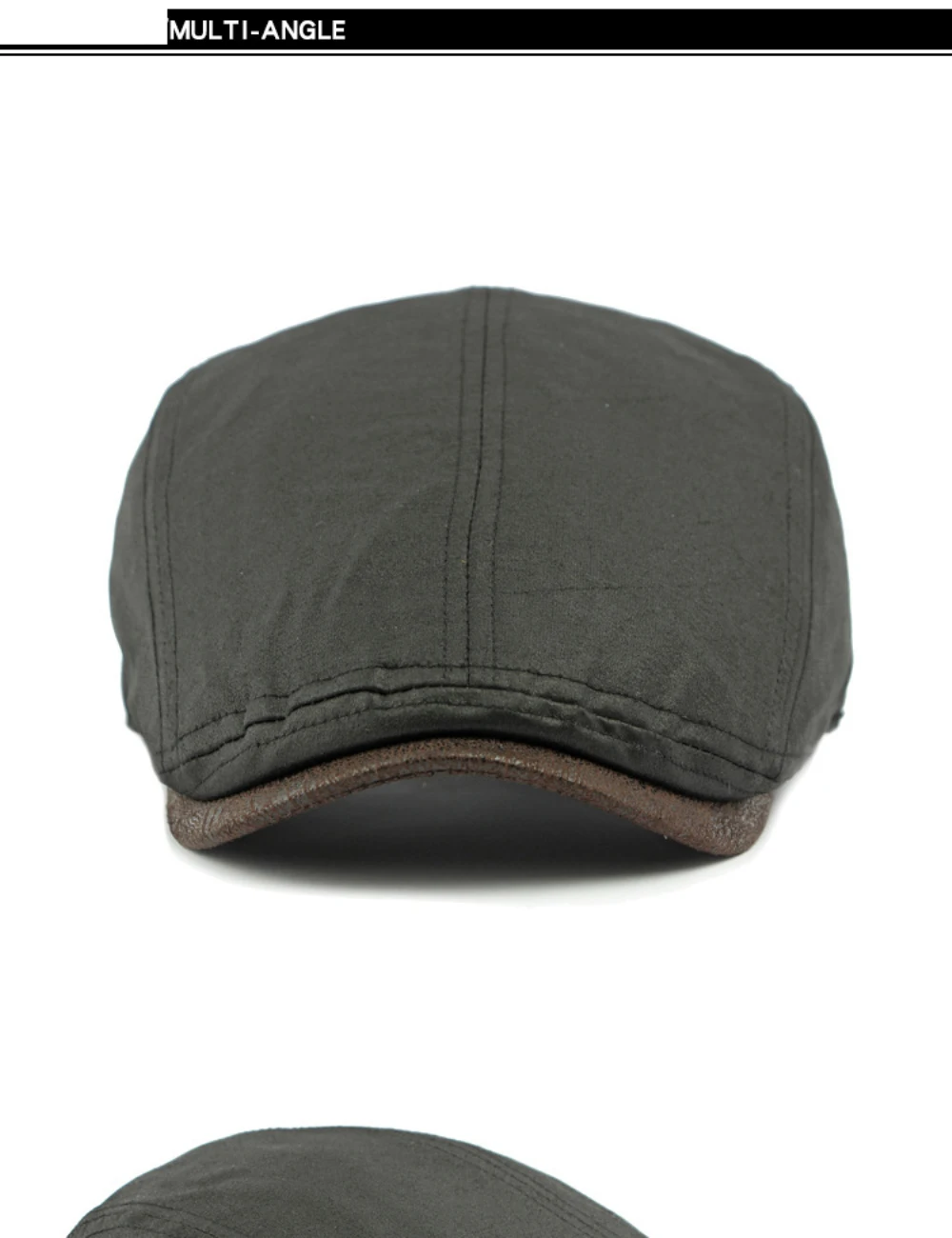 HT4573 Baskenmützen Neue Hochwertige Herbst-Winter-Mütze für Männer und Frauen Wasserdichte Fleece-Gefütterte Ivy Flat Cap Unisex Verstellbare Baskenmütze – Detail 5