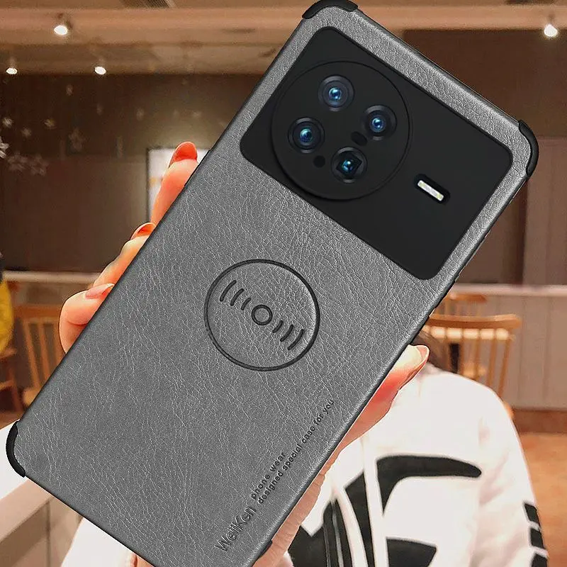 

For Vivo X Note Case Vehicle Mounted Magnetic Support Soft Silica Gel Wrapped Lens Protection Anti Falling Shell