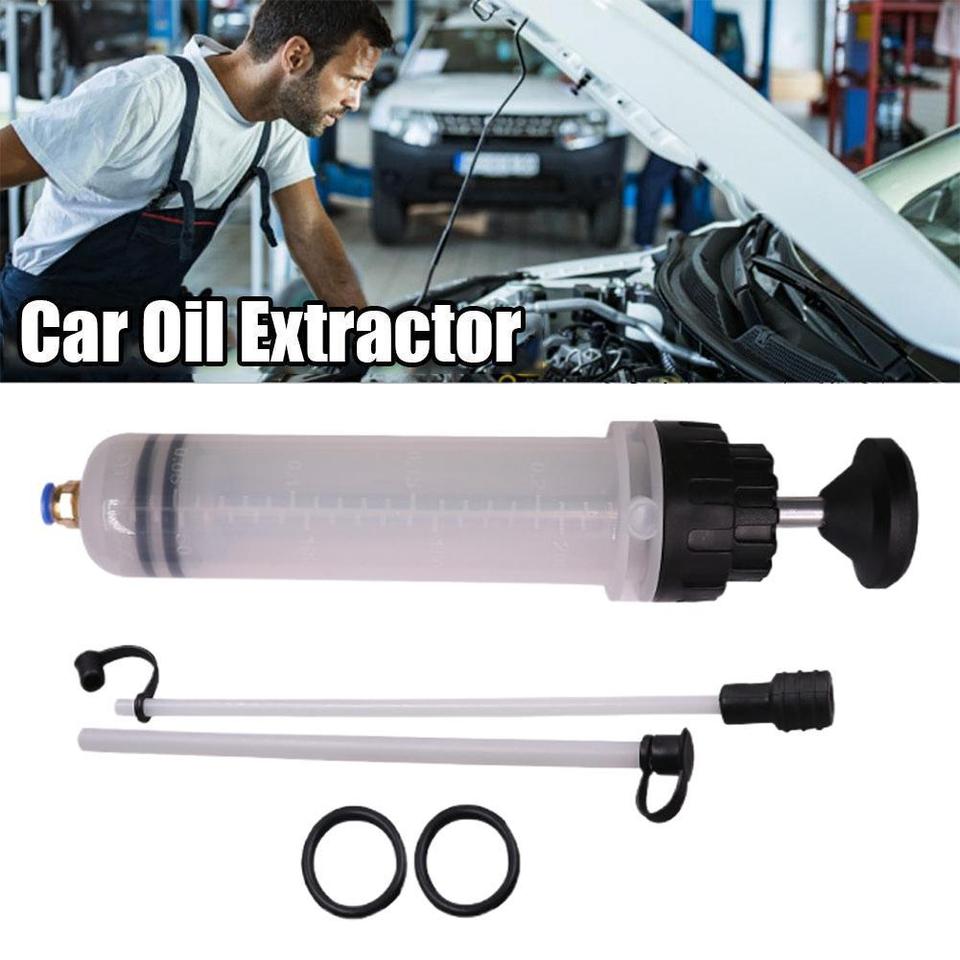 Automotive Fluid Extractors Pumps Oil Change Syringes With Hose Manual Fuels Suction & Filler Fluid Oil Change Evacuator 200cc