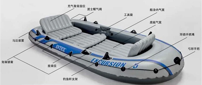 Popular Kayak inflatable Fishing Rowing rowing inflatable boat