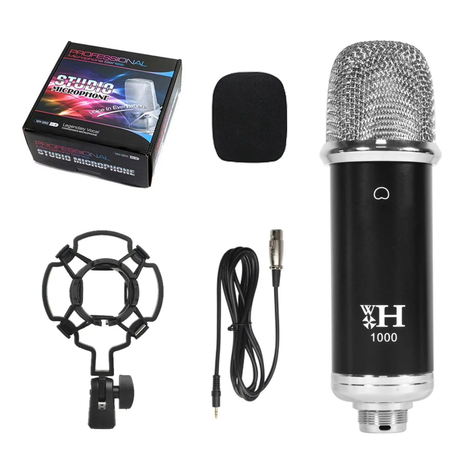 

New Professional Gaming Microphone PC Computer Voice Recording Mic For Living Karaoke Gamer Wired Microphones Studio Equipments