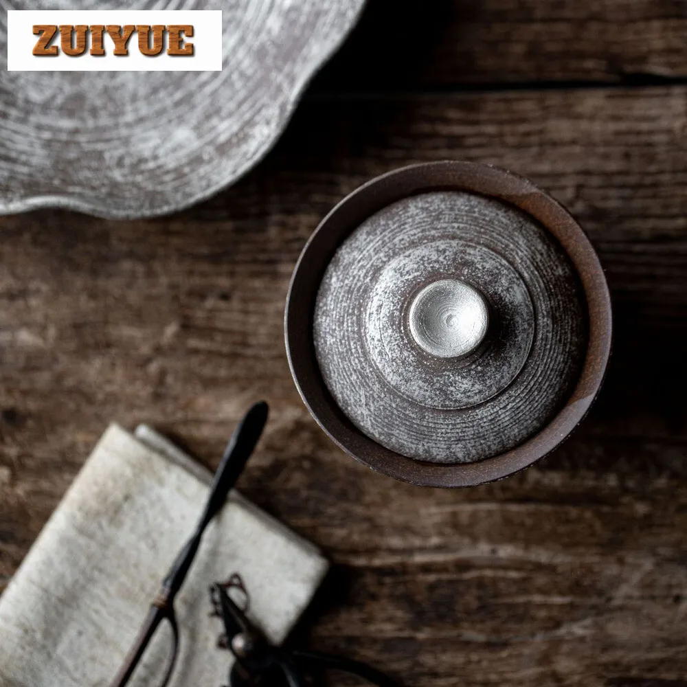150ml Handmade Gilt Silver Cover Bowl Household Anti Scald Gourd Gaiwan Creative Tea Tureen Tea Maker Ceremony Collection