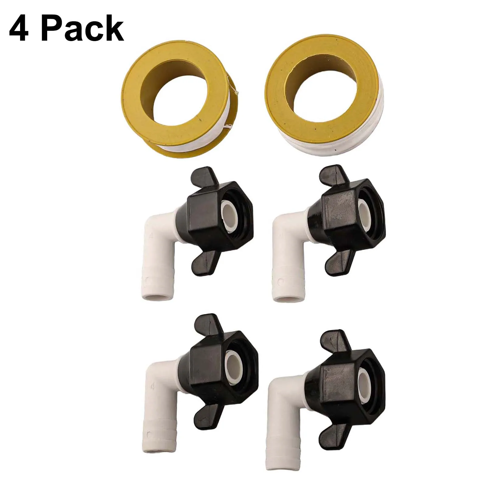360-degree Rotatable Adapter Barb Elbow Adapter Flexible Installation Heat-resistant Lightweight Water Pump Installation