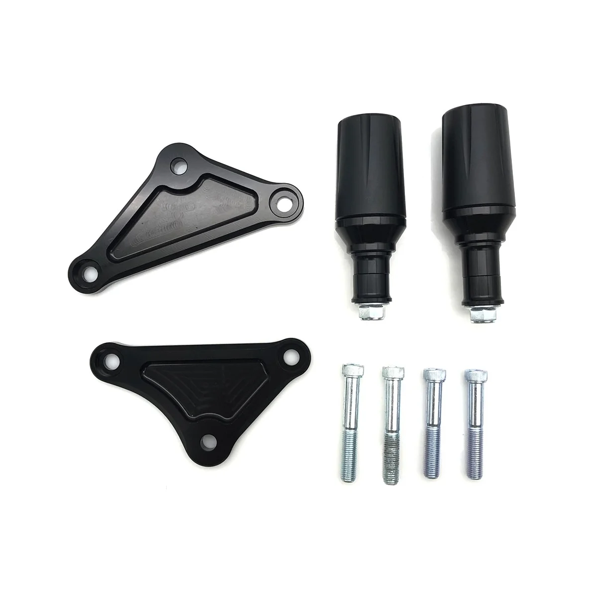 

Motorcycle Left & Right for SUZUKI GSXS1000 KATANA 2019-2023 Engine Frame Anti-Fall Stick Engine Protector Guard Black