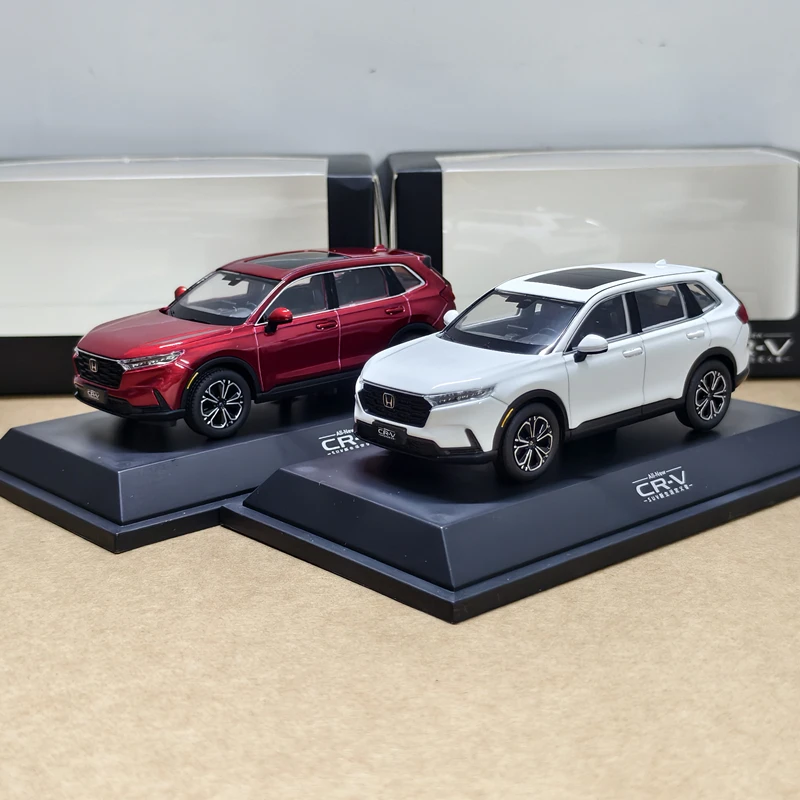 1:43 크루즈 CR-V SUV 합금 자동차 모형 다이캐스트 금속 오프로드 차량 자동차 모형 고정밀 수집용 어린이 장난감 선물 장식