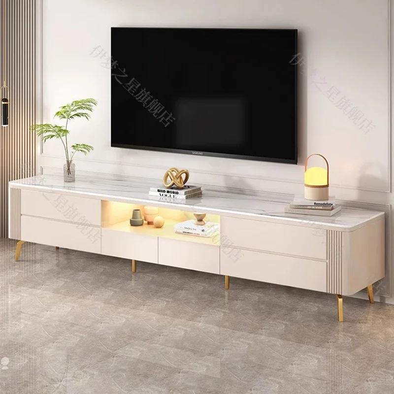 Minimalist TV Cabinet Elegant Trendy Aesthetic Stylish TV Stand Glamour Comfy Muebles Para El Hogar Furniture media tv console table