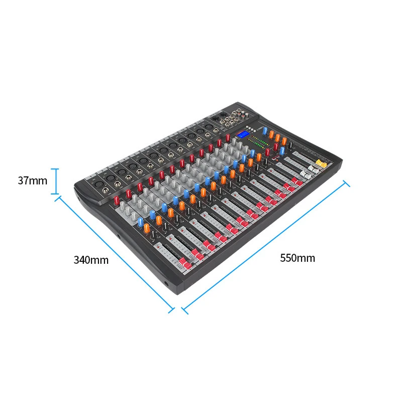 Sound Mixer Ammoon Mixer 12 Channel Pro 12 Saluran Audio Mixer