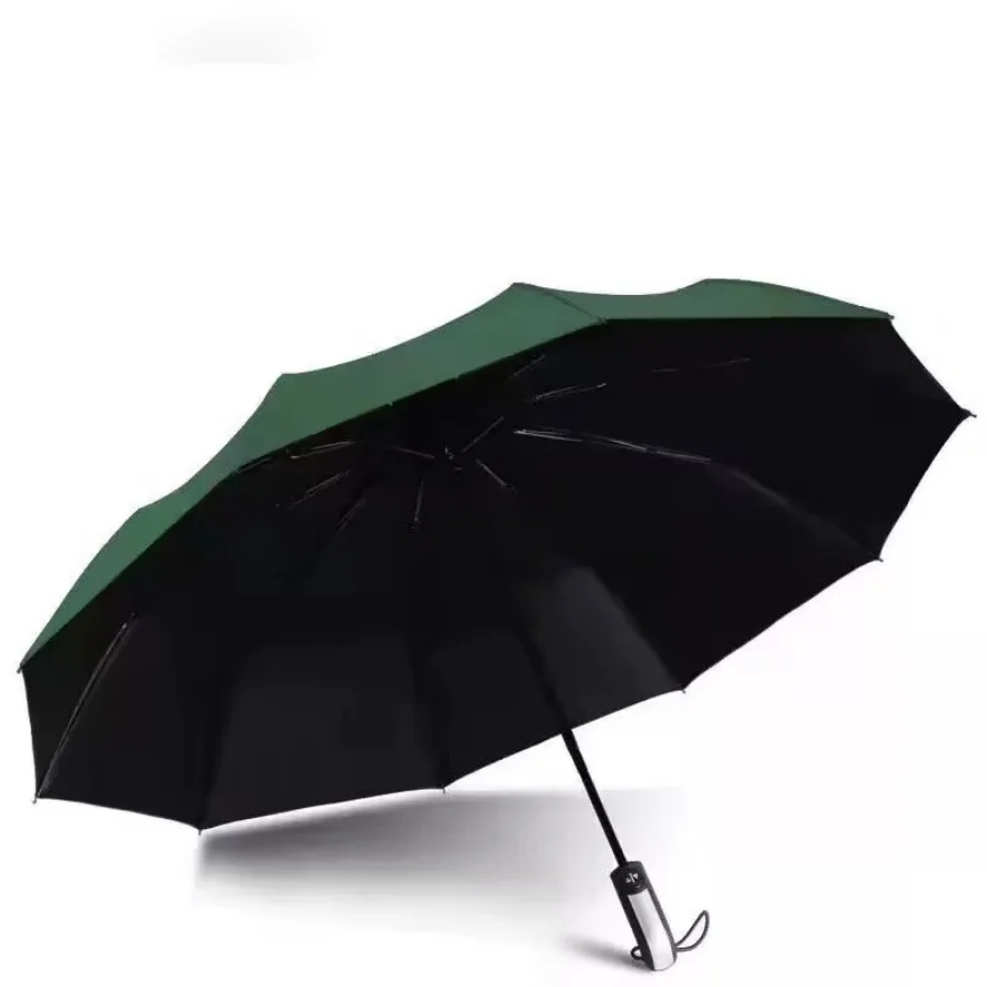 Durable Wind-Resistant UV Protection Umbrella - Large Folding Design