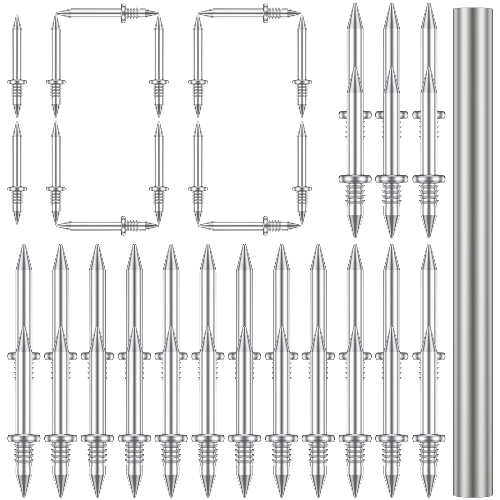 100 nails 1 rod