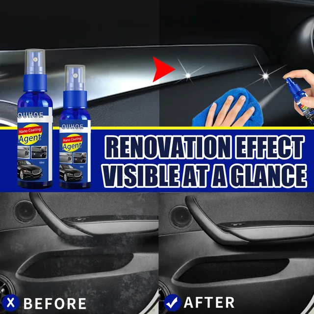 100ml Car Nano Coating Agent Anti Scratch Hydrophobic Polish Coating Agent  Car Coating Spray Wax Cleaning Agent - Price history & Review, AliExpress  Seller - Prettify Car Store